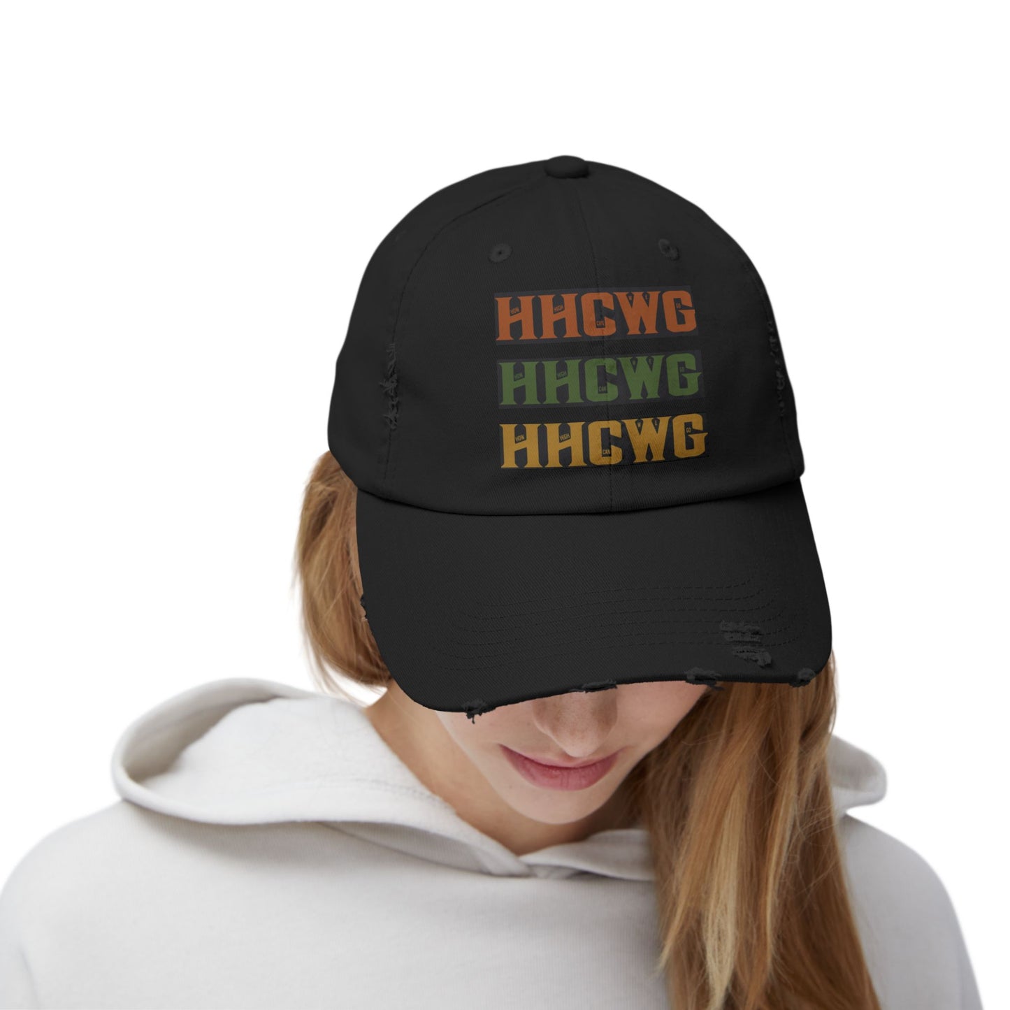 HH C WG Unisex Distressed Cap