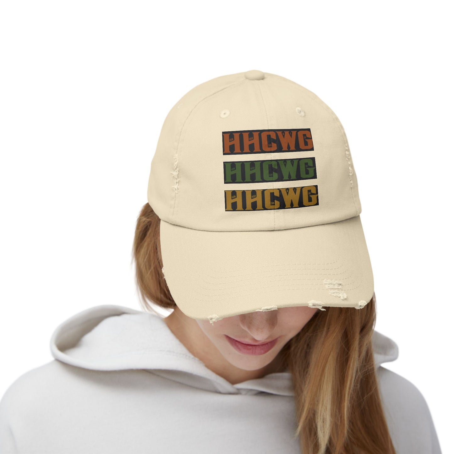 HH C WG Unisex Distressed Cap