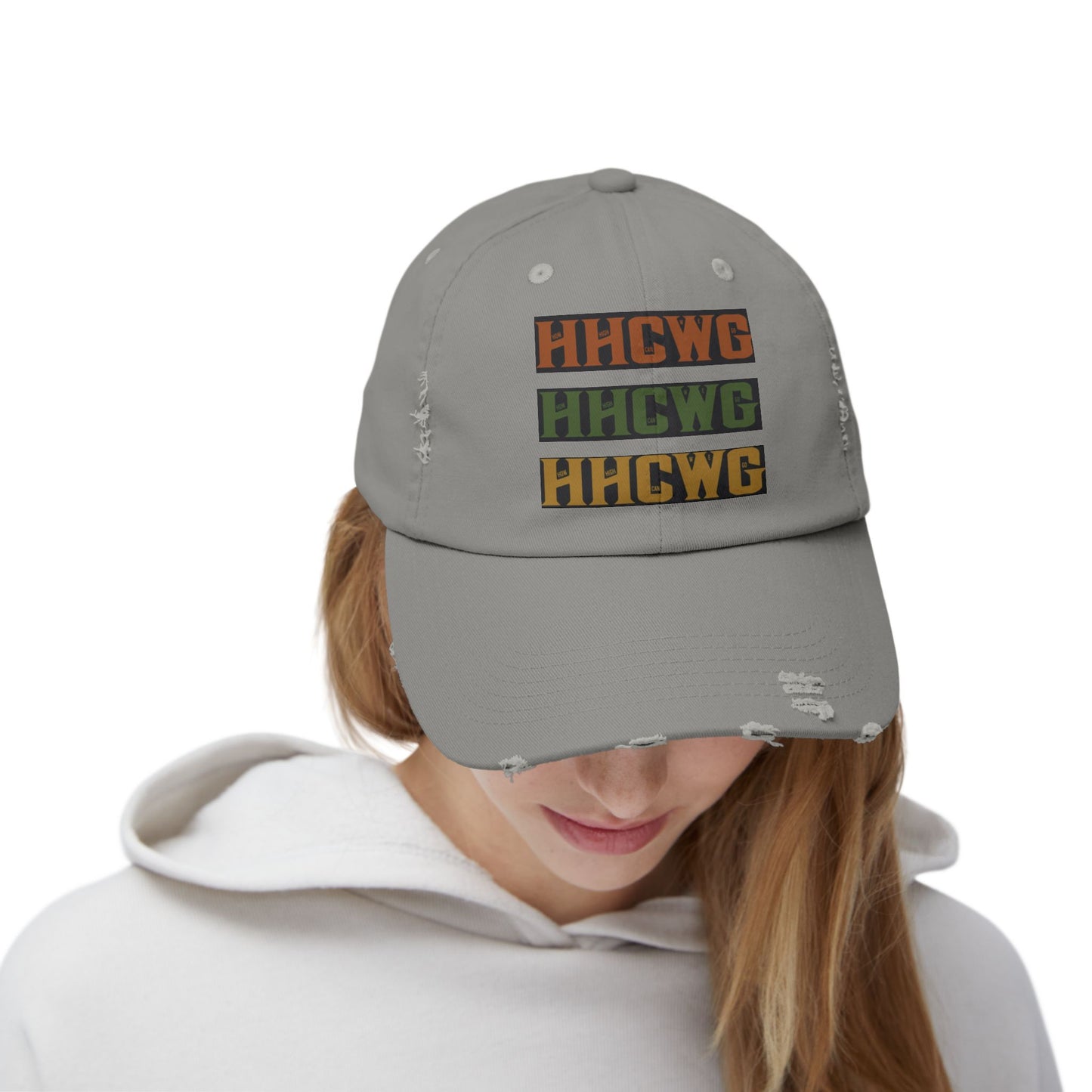 HH C WG Unisex Distressed Cap